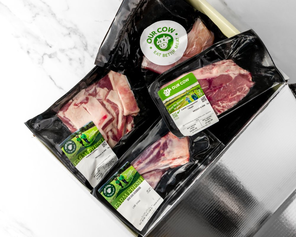 Our Cow Vacuum Sealed Packaging