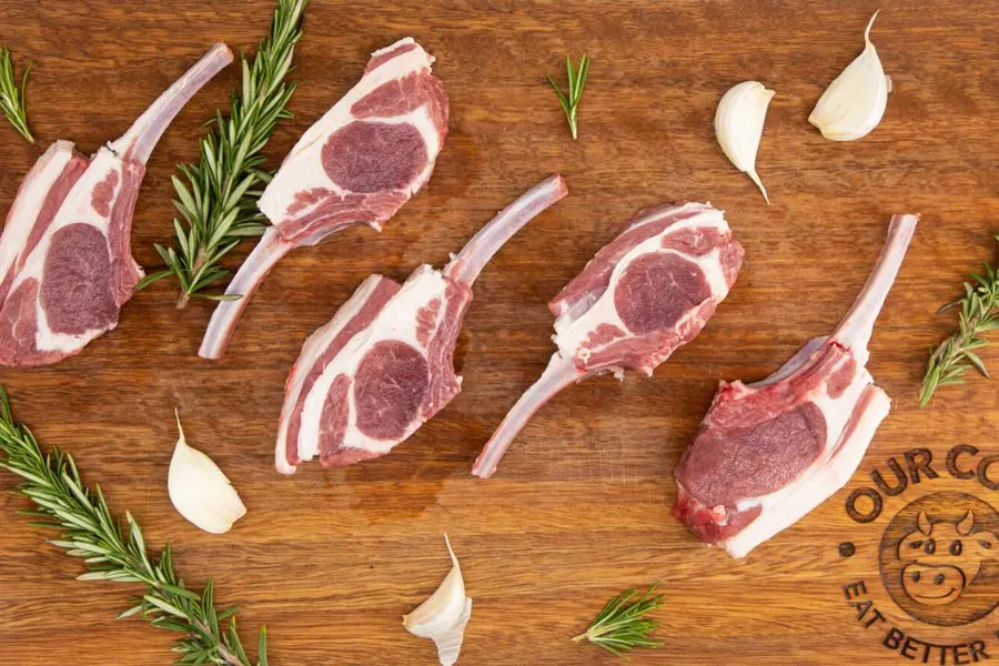 Our Cow Grass Fed Lamb Cutlets