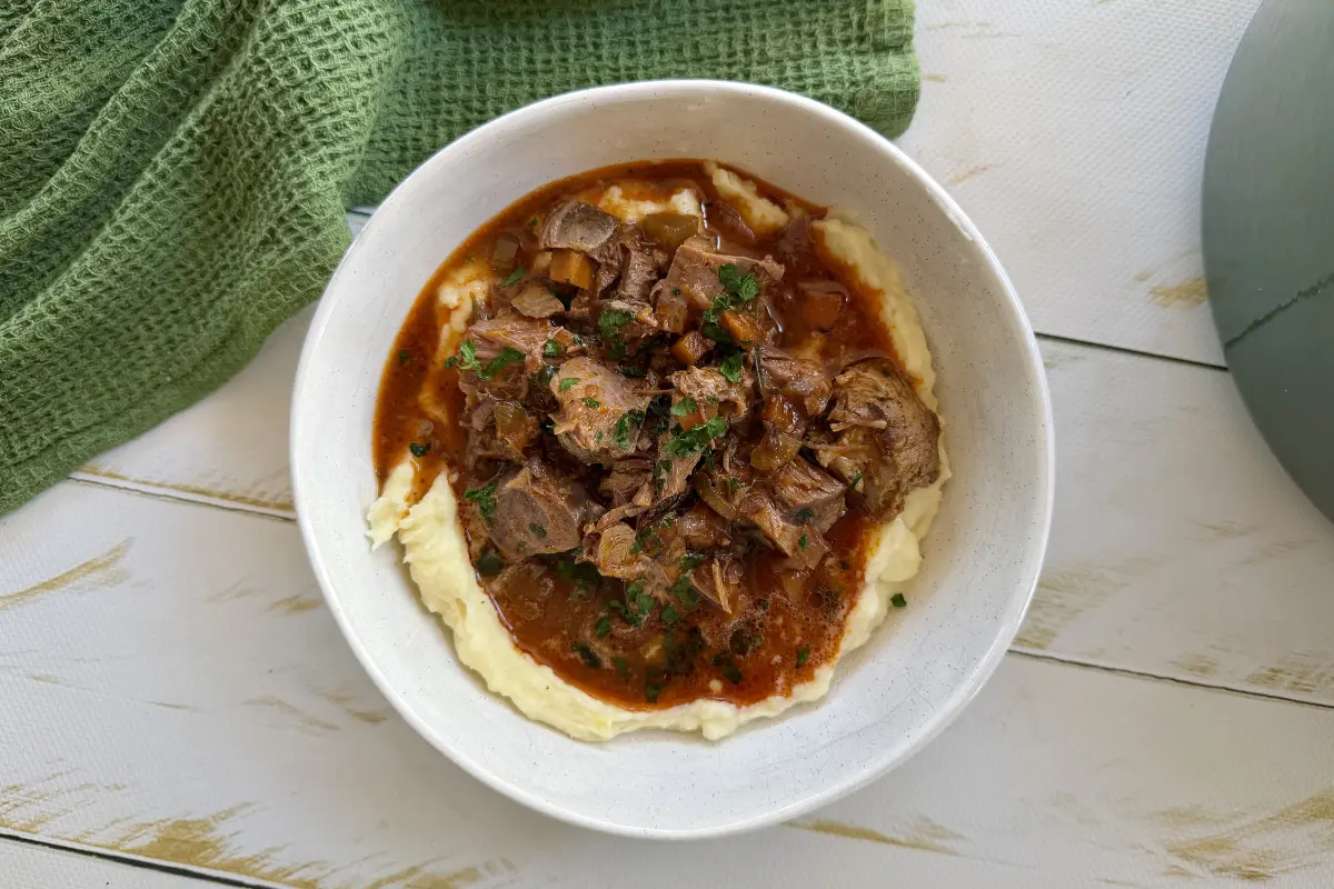 Our Cow Beef Shank Stew