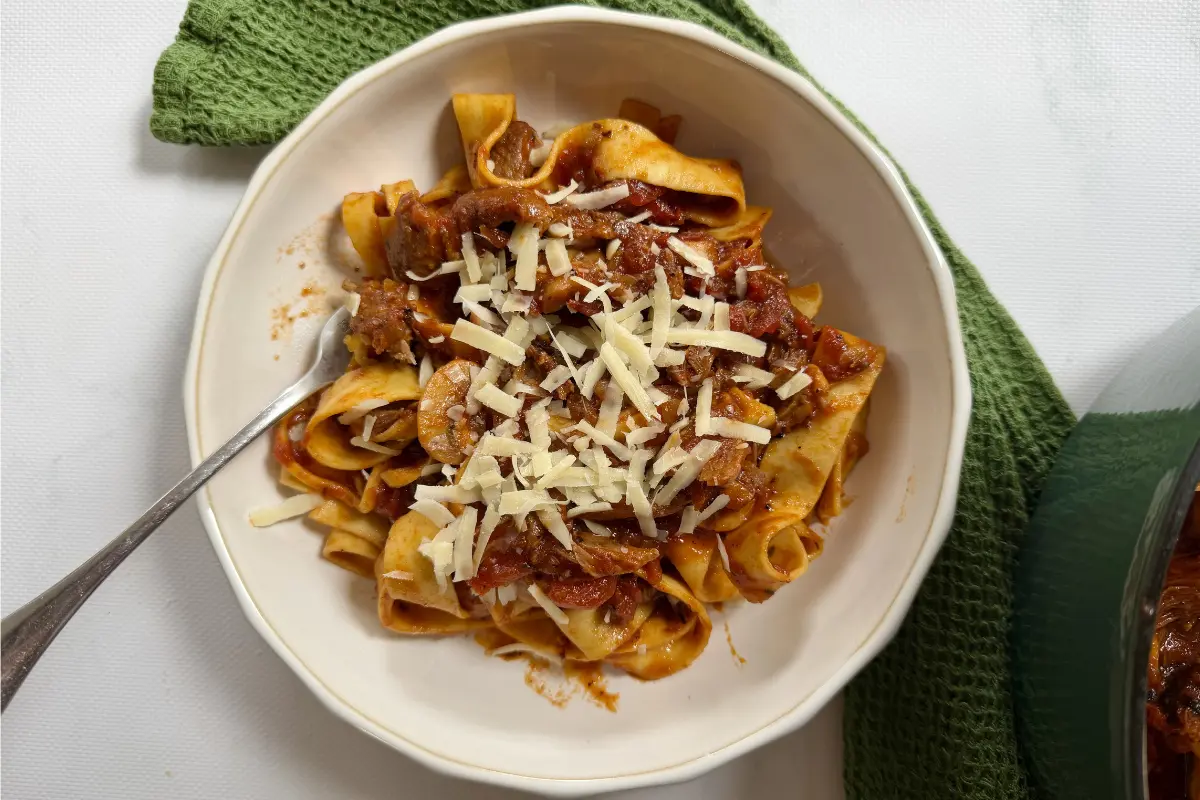 Our Cow Lamb Shank Ragu