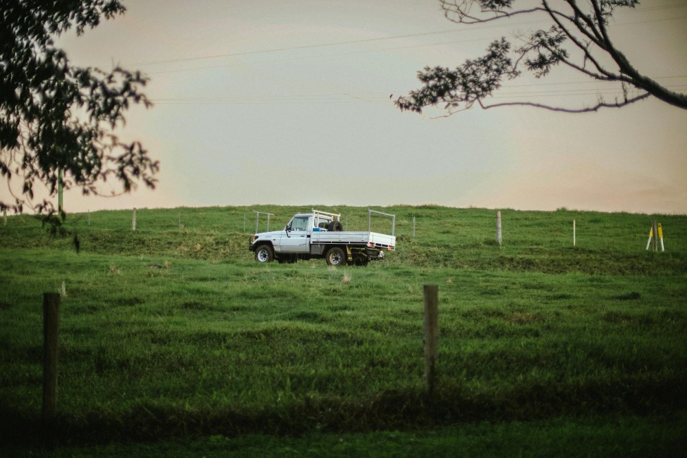 ute on Australian farm