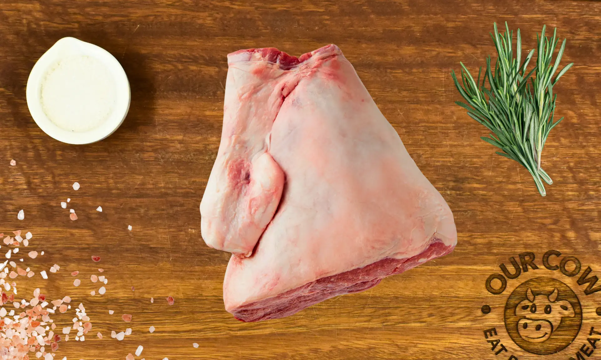 Our Cow Grass Fed Lamb Leg Roast