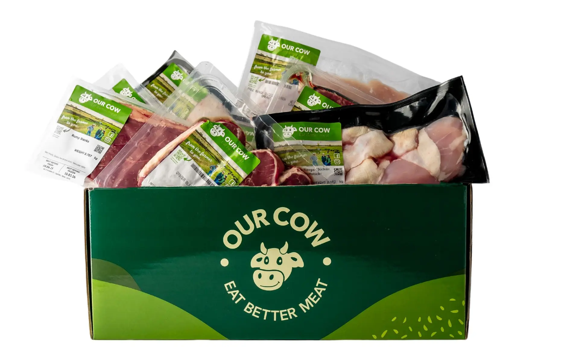 Our Cow Beef & Chicken Box