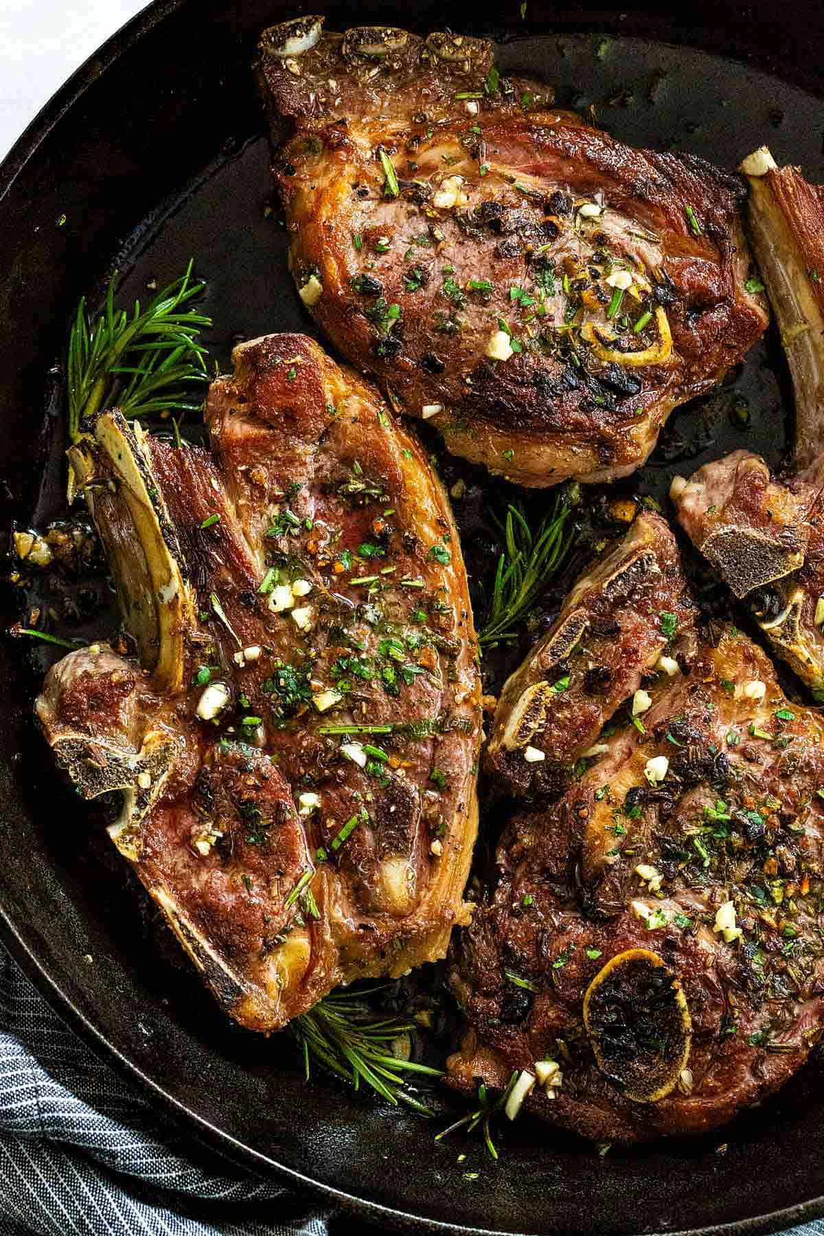 Slow Cooker Herb and Garlic Lamb Forequarter Chops Recipe