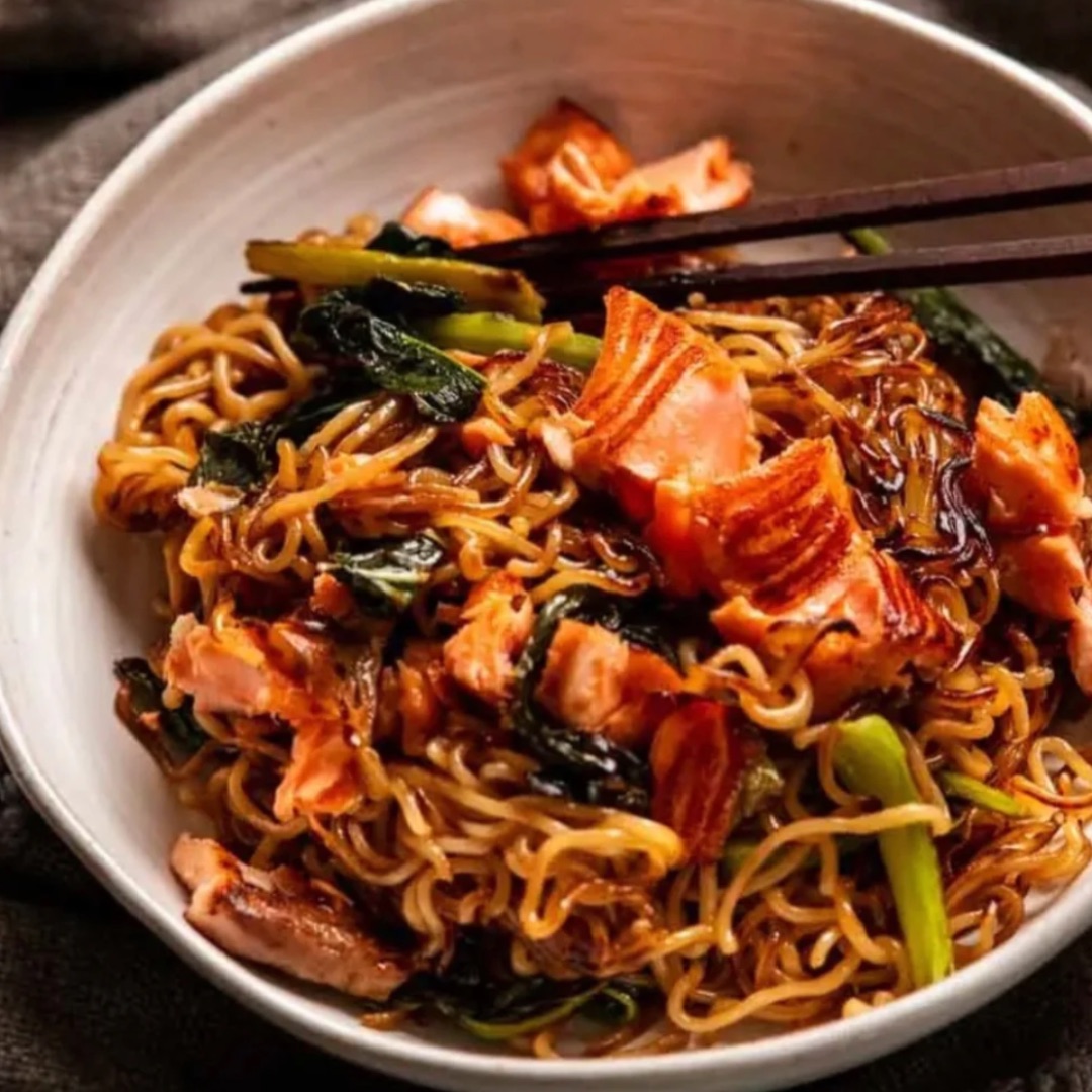 Morella Grove's Teriyaki Salmon Bowl with Chilli Relish | Our Cow