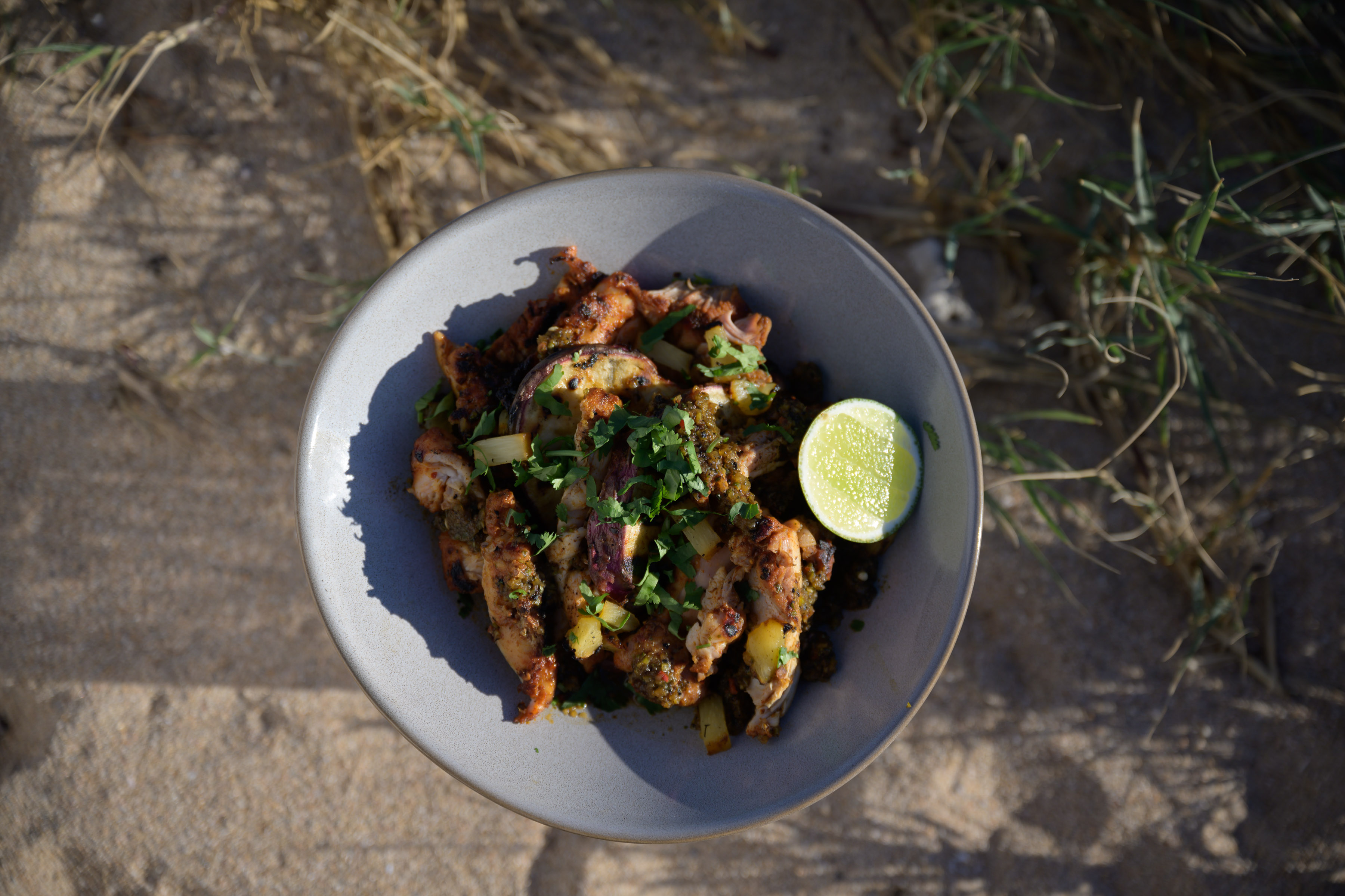 Hayden Quinn's Grilled Chicken With Charred Pineapple Hot Sauce Our Cow