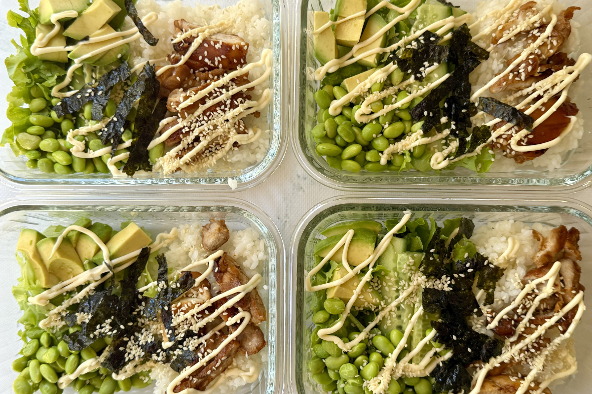 Teriyaki Chicken Sushi Bowl | Our Cow