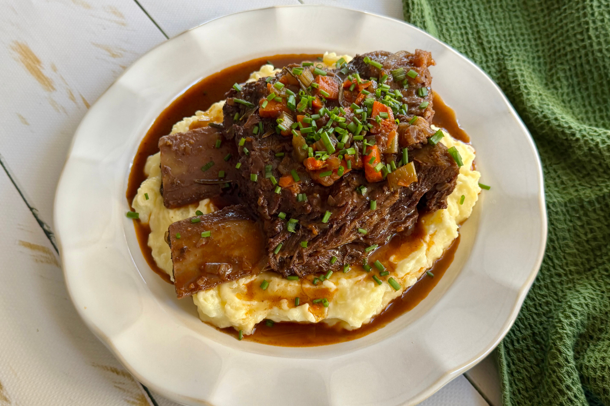 Beef Short Ribs with Creamy Mashed Potato | Our Cow
